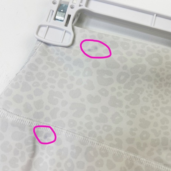 Alo Yoga High Waist Vapor Leggings Women's Small White Leopard Print - Picture 7 of 10